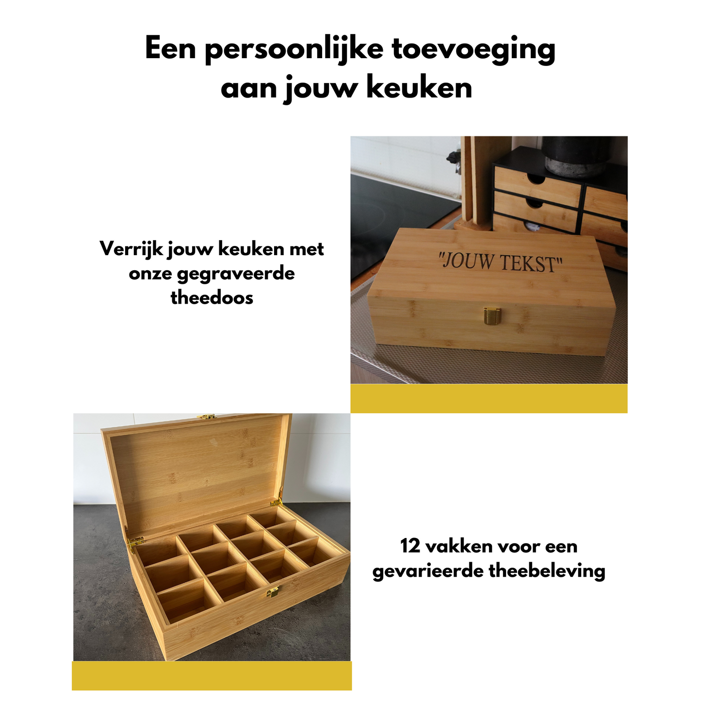 Tea box 12 compartments