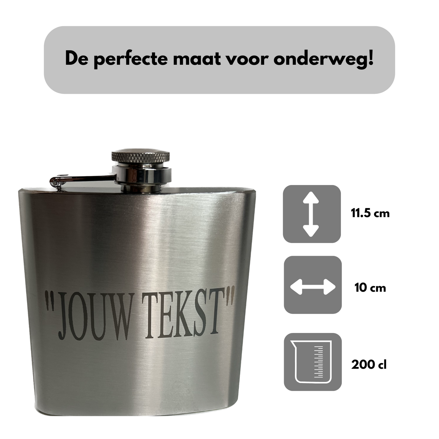 Personalized Stainless Steel Hip Flask